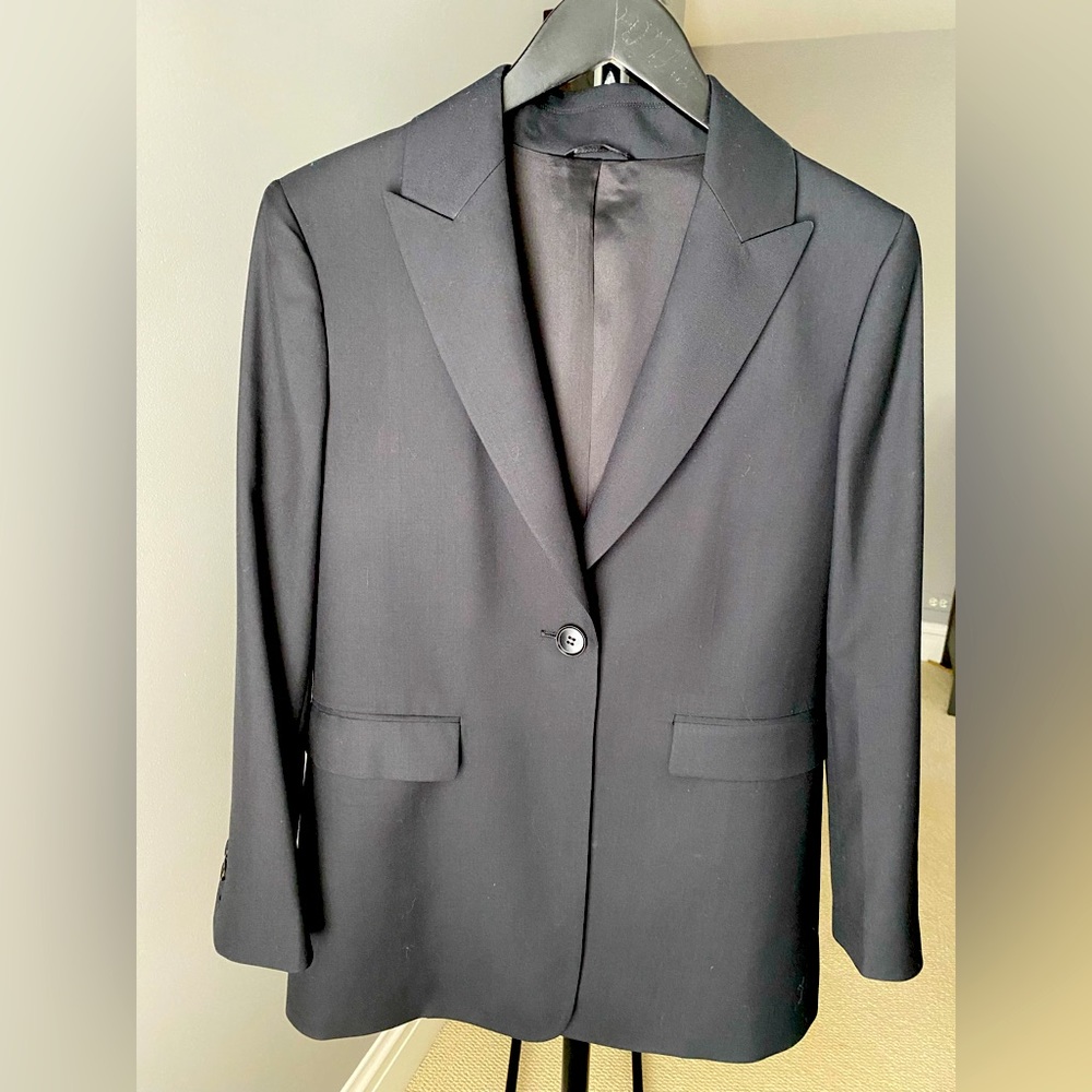 The Curated Classic Blazer, black, XS